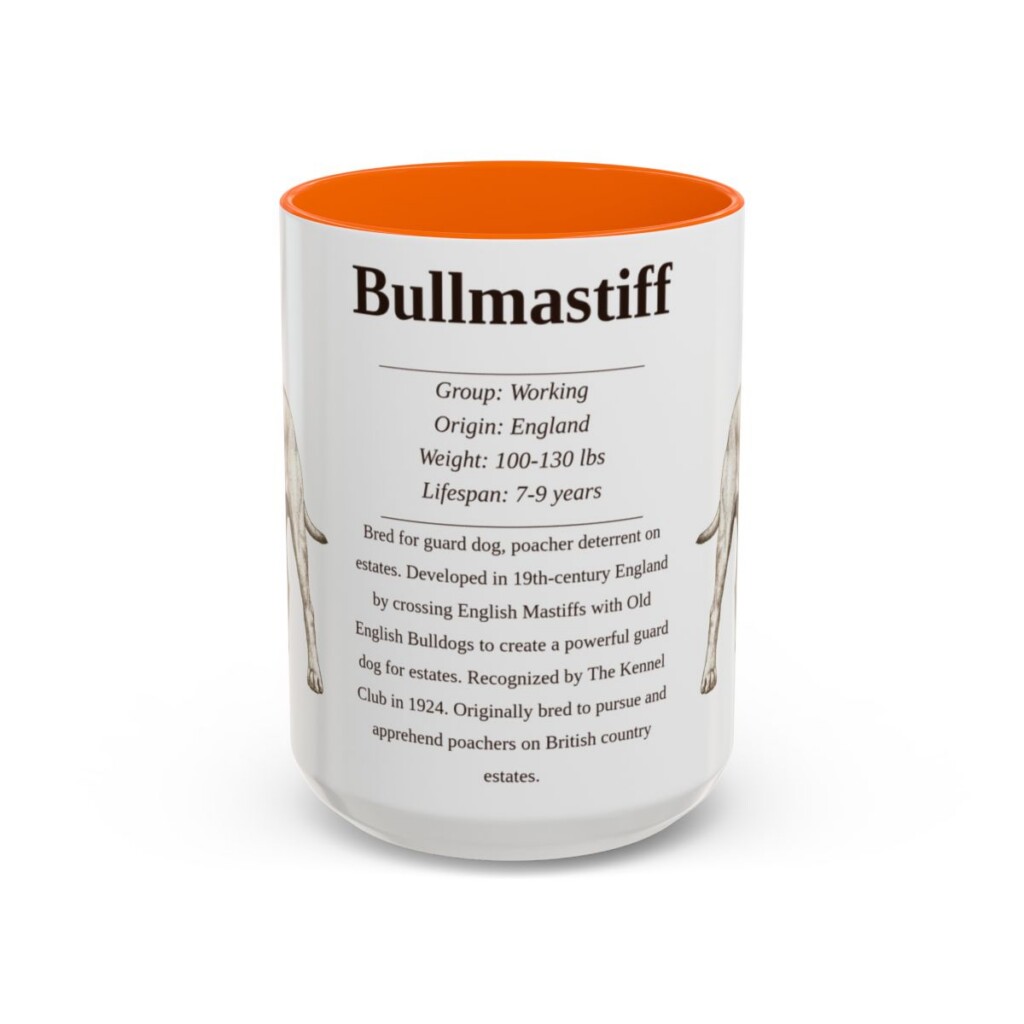 15oz-bullmastiff-mug-writeup-orange 15oz Bullmastiff Mug, Orange, front view