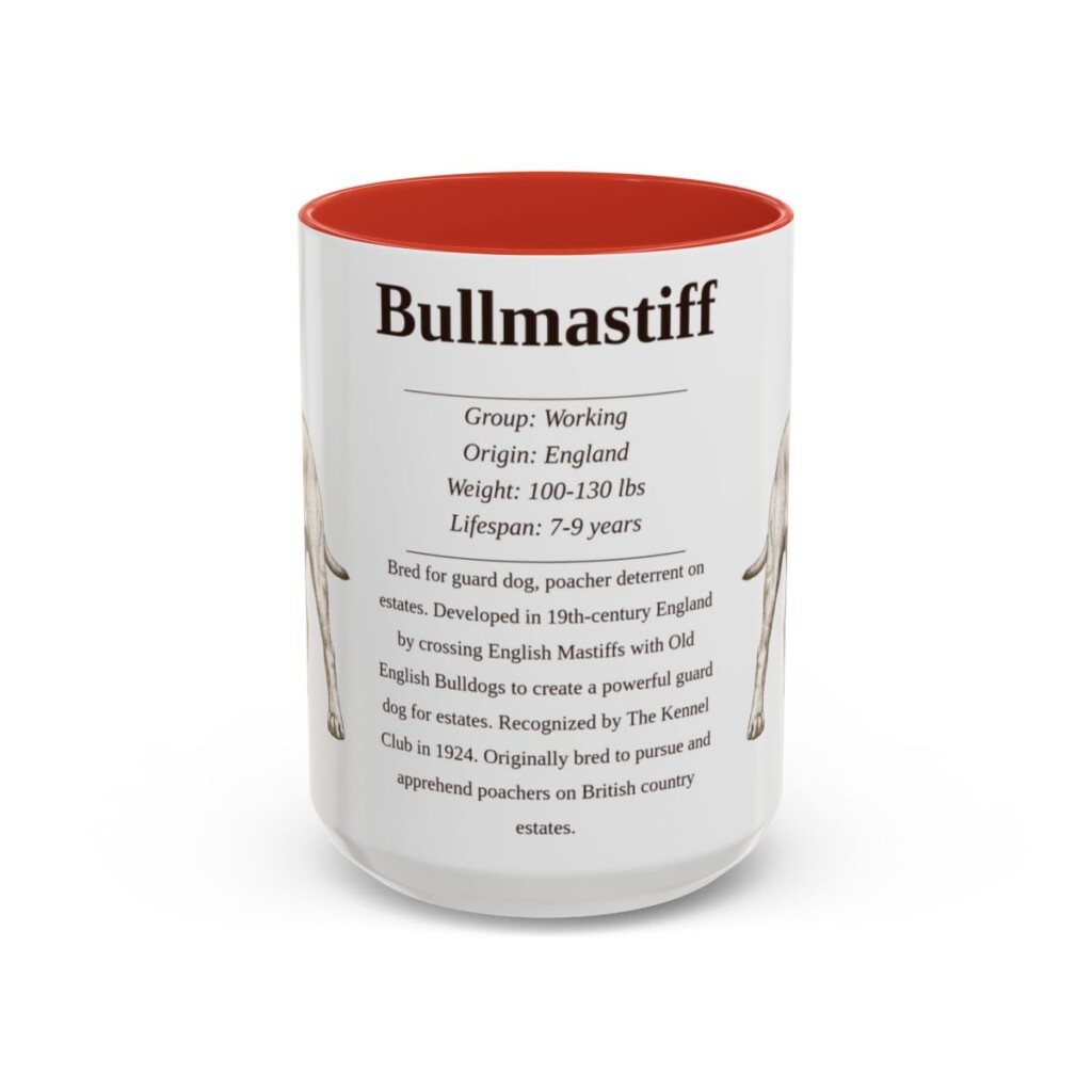 15oz-bullmastiff-mug-writeup-red 15oz Bullmastiff Mug, Red, front view