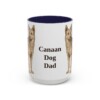 15oz-canaan-dog-mug-dad-navy 15oz Canaan Dog Dog Dad Mug, Navy, front view