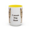 15oz-canaan-dog-mug-mom-yellow 15oz Canaan Dog Dog Mom Mug, Yellow, front view