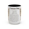 15oz-canaan-dog-mug-writeup-black-front 15oz Canaan Dog Mug, Black, front view