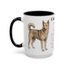 15oz-canaan-dog-mug-writeup-black-left 15oz Canaan Dog Mug, Black, left side view