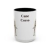 15oz Cane Corso Mug, Black, front view