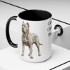 15oz Cane Corso Dog Dad Mug, Black, lifestyle photo