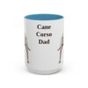 15oz Cane Corso Dog Dad Mug, Light Blue, front view