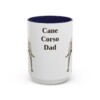 15oz Cane Corso Dog Dad Mug, Navy, front view