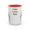 15oz Cane Corso Dog Dad Mug, Red, front view