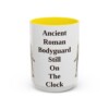 15oz Funny Cane Corso Mug, Yellow, front view