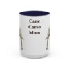 15oz Cane Corso Dog Mom Mug, Navy, front view