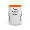 15oz Cane Corso Dog Mom Mug, Orange, front view
