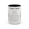 15oz cane corso mug, Black