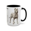 15oz cane corso mug, Black