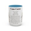 15oz cane corso mug, Light Blue