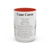 15oz cane corso mug, Red