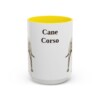 15oz Cane Corso Mug, Yellow, front view