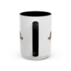 15oz Cardigan Welsh Corgi Mug, Black, back view