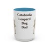 15oz catahoula leopard dog mug, Light Blue