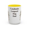 15oz catahoula leopard dog mug, Yellow