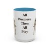 15oz catahoula leopard dog mug, Light Blue