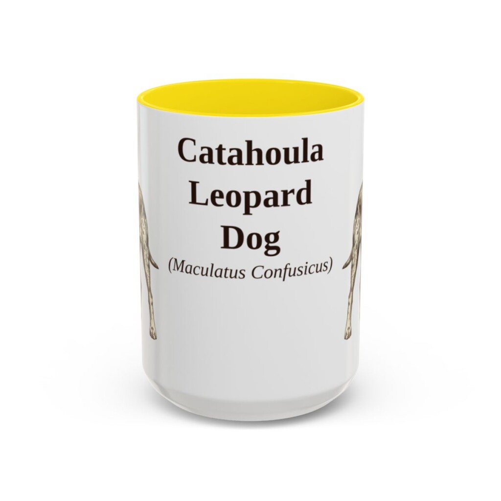 15oz-catahoula-leopard-dog-mug-latin-yellow-1 15oz catahoula leopard dog mug, Yellow