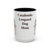 15oz catahoula leopard dog mug, Black