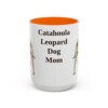 15oz catahoula leopard dog mug, Orange