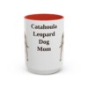 15oz catahoula leopard dog mug, Red