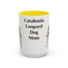 15oz catahoula leopard dog mug, Yellow