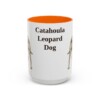 15oz catahoula leopard dog mug, Orange