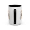 15oz Cavachon Dog Dad Mug, Black, back view