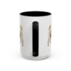 15oz Cavachon Latin Mug, Black, back view