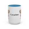 15oz Cavachon Mug, Light Blue, front view