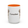 15oz Cavachon Mug, Orange, front view
