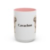 15oz Cavachon Mug, Pink, front view