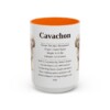 15oz Cavachon Mug, Orange, front view