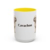 15oz Cavachon Mug, Yellow, front view