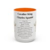 15oz Cavalier King Charles Spaniel Mug, Orange, front view