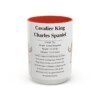 15oz Cavalier King Charles Spaniel Mug, Red, front view