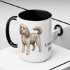15oz Cavapoo Dog Dad Mug, Black, lifestyle photo