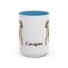 15oz Cavapoo Mug, Light Blue, front view