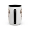 15oz Cavapoo Dog Mom Mug, Black, back view