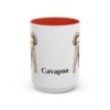 15oz Cavapoo Mug, Red, front view