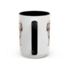 15oz Cavapoo Mug, Black, back view