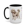 15oz Cavapoo Mug, Black, left side view