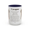 15oz Cavapoo Mug, Navy, front view