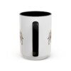 15oz Cesky Terrier Mug, Black, back view