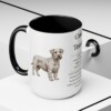 15oz Cesky Terrier Mug, Black, lifestyle photo