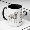 15oz Funny Chesapeake Bay Retriever Mug, Black, lifestyle photo