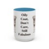 15oz Funny Chesapeake Bay Retriever Mug, Light Blue, front view