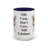 15oz Funny Chesapeake Bay Retriever Mug, Navy, front view